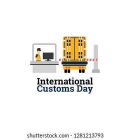 International Customs Day Vector