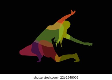 international dance day concept. illustration vector