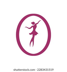international dance day icon, simple icon dance with elegance concept - Shutterstock ID 2283431519