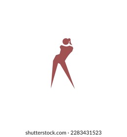 international dance day icon, simple icon dance with elegance concept - Shutterstock ID 2283431523