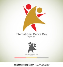 International Dance Day Logo Vector Template