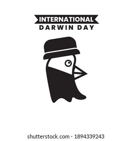 international darwin day, vector illustration design