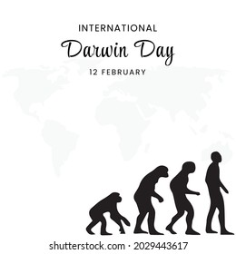 International Darwin Day, Vector illustration design.