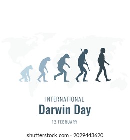 International Darwin Day, Vector illustration design.