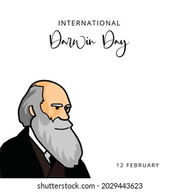 International Darwin Day, Vector illustration design.