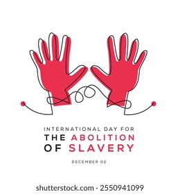 Día Internacional para la Abolición de la Esclavitud, celebrado el 2 de diciembre.