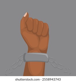 International Day for the Abolition of Slavery vector design template good for celebration usage. International Day for the Abolition of Slavery design. eps 10.