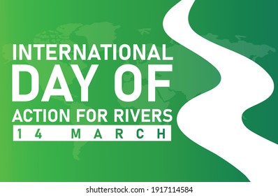 International Day of Action for Rivers.creative design for International Day of Action for Rivers.vector,graphic,illustration.creative design.