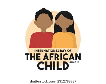 International Day of The African Child. June 16. Eps 10.