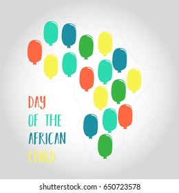 International Day of the African Child Day Vector Illustration. Suitable for poster, banner, campaign, and greeting card