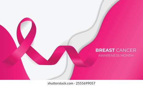 International day against breast cancer. Background Breast cancer awareness month October with ribbon.