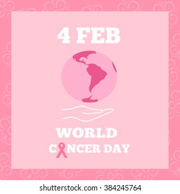 International Day against cancer. Poster