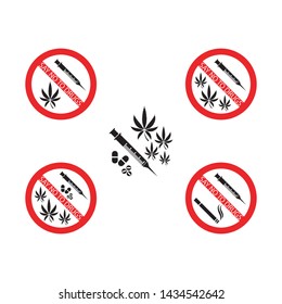 International Day Against Drug Abuse and Illicit Trafficking Vector Design
