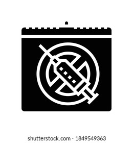 international day against drug abuse and trafficking glyph icon vector. . isolated contour symbol black illustration