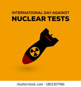 International Day against Nuclear Tests vector