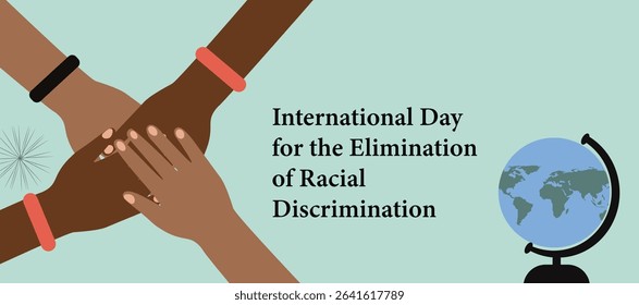 International Day Against Racial Discrimination Vector Set