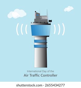 Dia Internacional do Controlador de Tráfego Aéreo, ilustração. 20 de outubro.