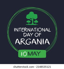 International Day of Argania, held on 10 May.