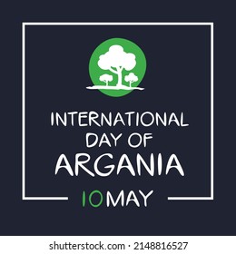 International Day of Argania, held on 10 May.