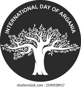 International day of Argania symbol vector