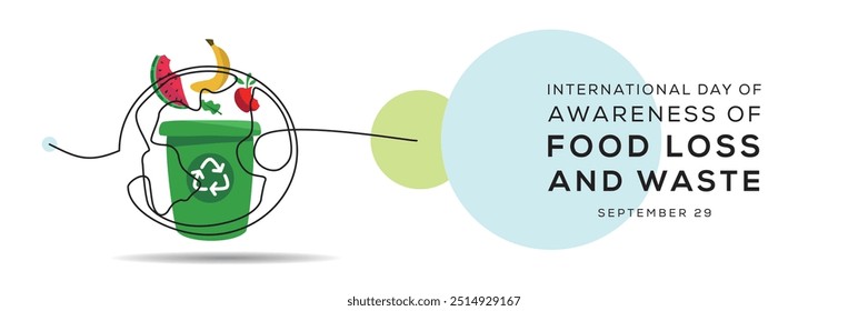 International Day of Awareness of Food Loss and Waste, held on 29 September.