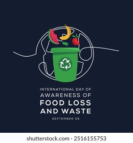 International Day of Awareness of Food Loss and Waste, held on 29 September.