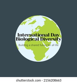 International Day Biological Diversity Illustration Vector Stock Vector ...