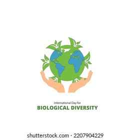 International Day for Biological Diversity Vector Illustration. 