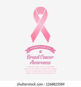 International Day of Breast Cancer - Vector 