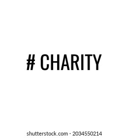 international day of charity concept. typography. illustration vector