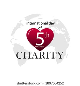 International Day of Charity concept. vector illustration