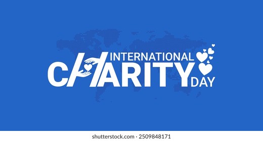 International Day of Charity creative vector illustration banner poster social media design. raise awareness and provide a common platform for charity-related activities worldwide.