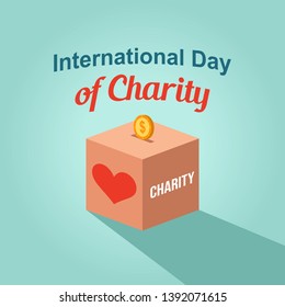 International Day of Charity Design Vector Illustration