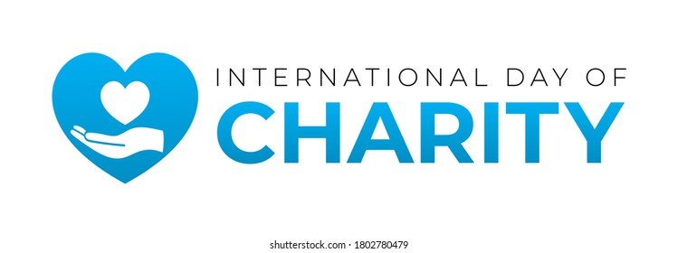 International Day of Charity Logo Icon Isolated