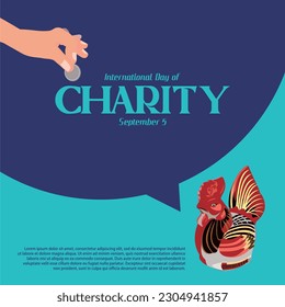 International day of Charity is observed every year on September 5. 
