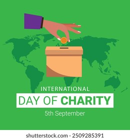 International day of Charity is observed every year on September 5, The prime purpose of this day is to raise awareness and provide a common platform for charity related activities all over the world.