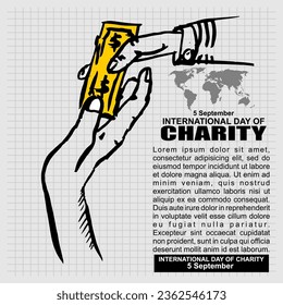 International day of Charity, poster and banner