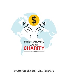 International Day of Charity. Poster Concept