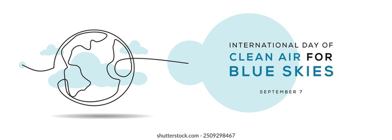 International Day of Clean Air for Blue Skies, held on 7 September.