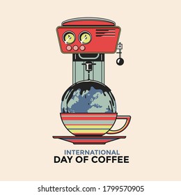 International Day of Coffee Greeting Card