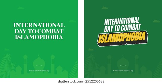 International Day to Combat Islamophobia.