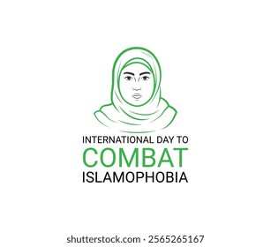 International Day To Combat Islamophobia vector illustration, March 15