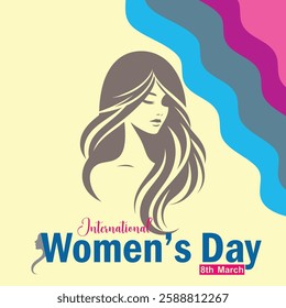 International women’s day concept poster