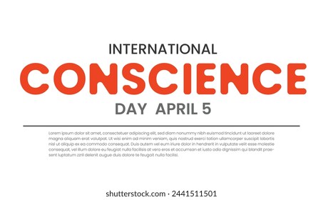 International Day of Conscience design