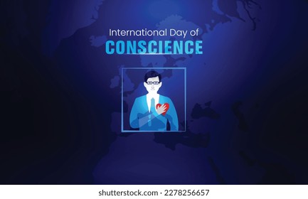 International Day of Conscience on April 05 business, vector graphic of international day of conscience, good for day of conscience celebration,
Creative design for (International Day of Conscience)