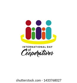 International Day of Cooperatives Celebration Vector Template Design Illustration