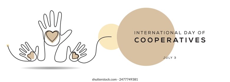 International Day of Cooperatives, held on 3 July.