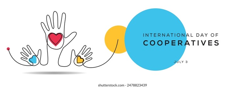 International Day of Cooperatives, held on 3 July.