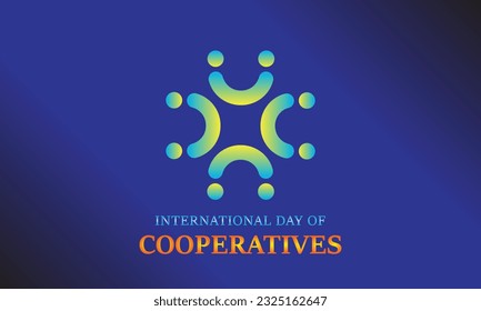 International Day of Cooperatives Logo, Vector, and Background Creative Design