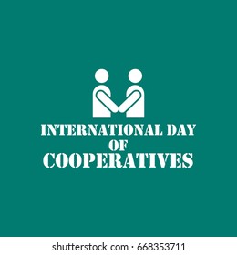 International Day of Cooperatives Logo Vector Template
